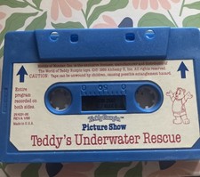 Worlds of Wonder Teddy Ruxpin Teddy  s Underwater Rescue Picture Show Cassette