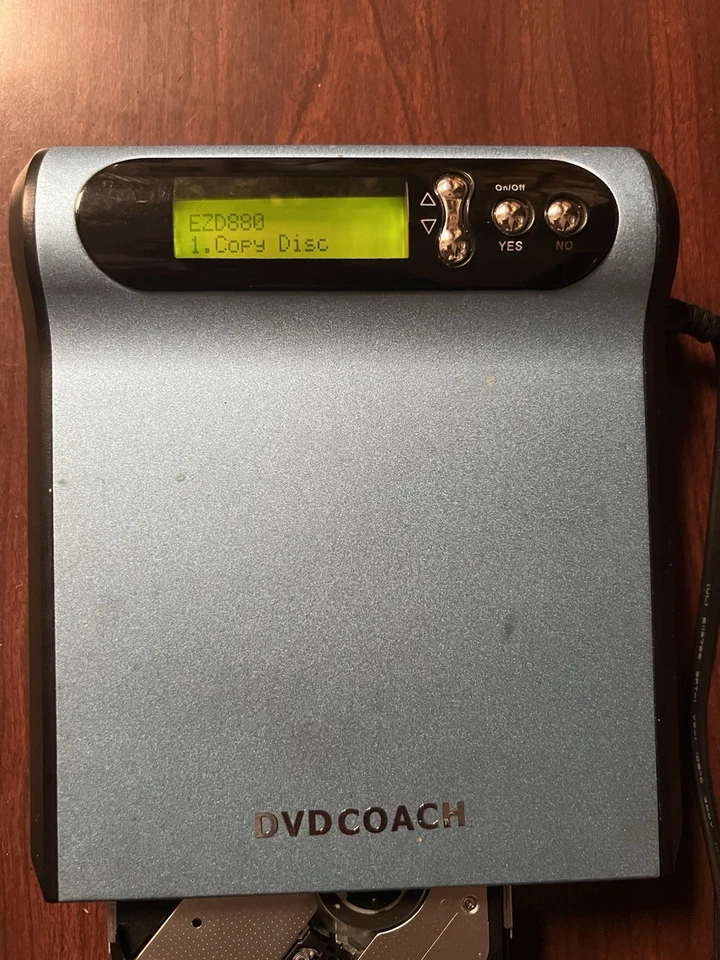 Duplicador de DVD/CD portátil EZ Dupe 1 copia EZD 880 (azul) Foto 2 de 4