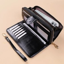 Fashion Womens Ladies Leather Clutch Wallet Long Card Holder Case Purse Handbag