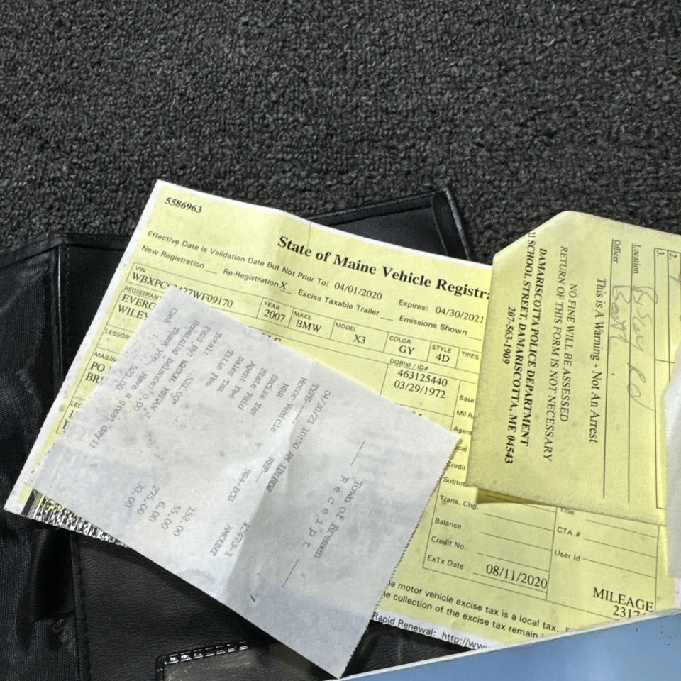 BMW X3 3.0si 2007 folleto OEM manuales de servicio todo guantera Foto 4 de 4