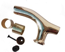 Antique Designer Solid Brass Only Handle for Wooden Walking Stick Canes Shaft