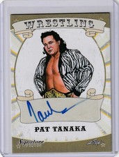 2016 Foil Signature Series Pro Wrestling Pat Tanaka Foil Auto Card