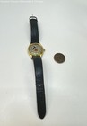 Disney Gold Tone Mickey Mouse Leather Band Watch 17g — photo 3