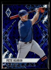2021 Panini Chronicles Phoenix Blue Velocity Pete Alonso New York Mets #4