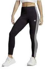 NWT Adidas Leggings High Rise 3 Stripes Tight 25  Inseam Waist 26  27  Small New