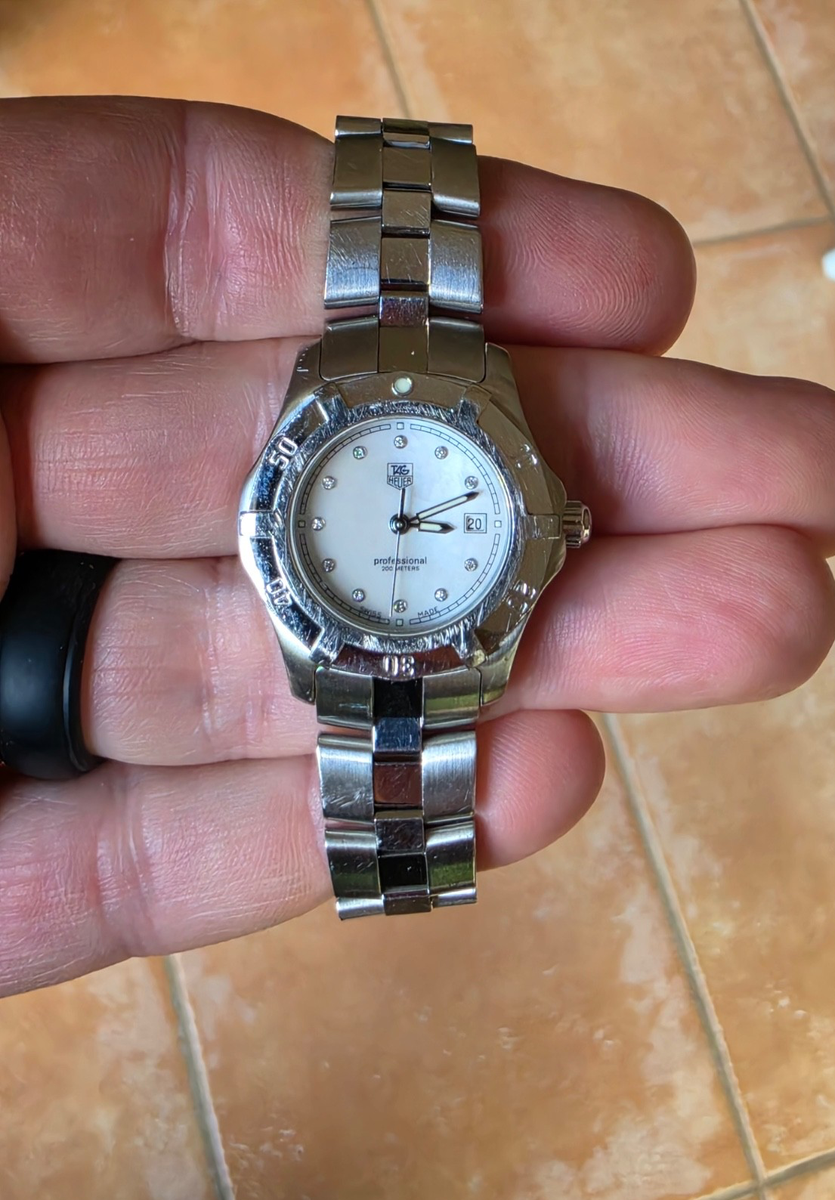 TAG Heuer 2000 White Mother of Pearl Women's Watch - WN131H.BA0360