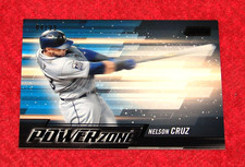 NELSON CRUZ MARINERS 2018 STADIUM CLUB POWER ZONE #PZNC BLACK 04/99 (B2)
