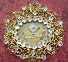 relic reliquary reliquia relicario reliquiario shrine S.VINCENZO DA PAOLI 1800