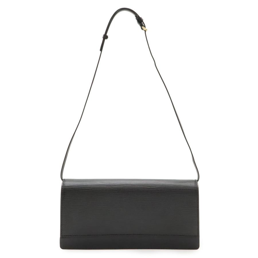 Louis Vuitton Epil Honfleur Shoulder Bag Black Leather Pre-owned From Japan