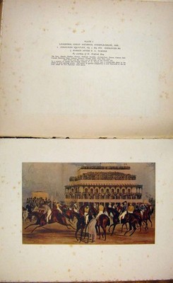 Original alter Vintage Druck Pferderennen Liverpool um 1929 Steeple Chase 1839 20.