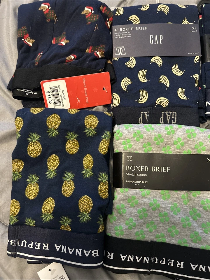 Nuevo con etiquetas 10 pares de calzoncillos boxer talla XL para hombre - colores surtidos Foto 2 de 4