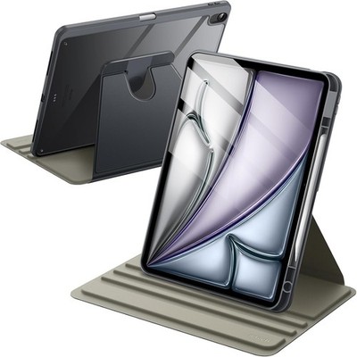 JETech 360° Drehbare Hülle für iPad Air 13'' M4/M3/M2 (2024-2026) Stifthalter