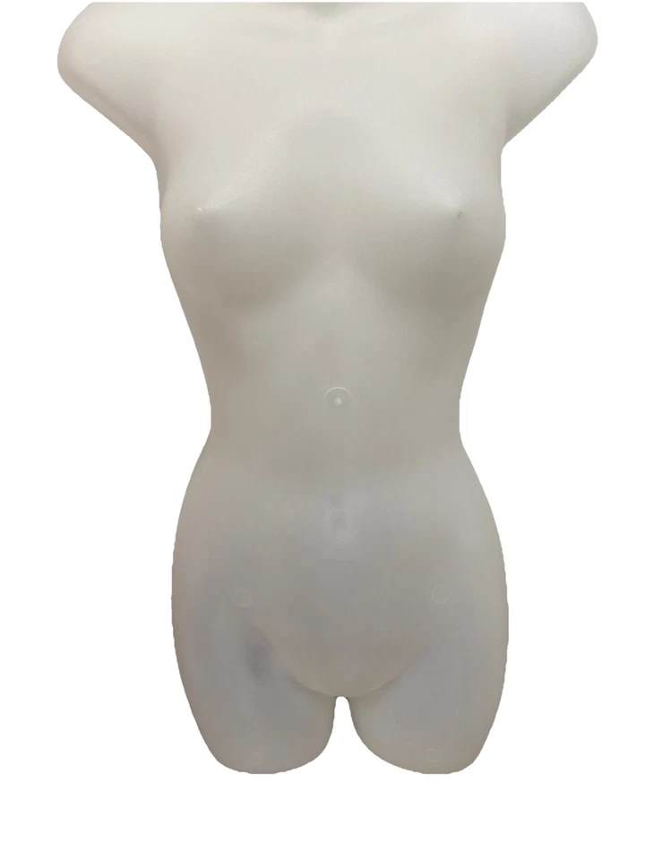 Plastic Female Torso Hanging Mannequin Dress Forms - Image 2 of 4