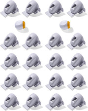 Adhesive Magnetic Cabinet Locks, Includes 20 Child Locks for Cabinets  Drawers,