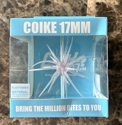 HIDEUP COIKE 17MM #266 Clear Salmon Pepper Hide Up Urchin Bait 17 MM Elastomer