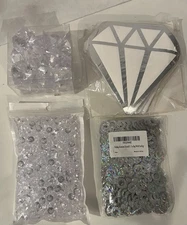 Clear Acrylic Ice Rocks Vase Fillers Table Scatters Party Wedding Decorations