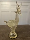 Murano Large STUNNING Vintage Italy Signed Lava Art Glass Buck/Reindeer/ 13"
