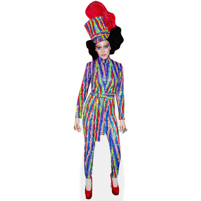 Susanne Bartsch (Stripes) Mini Size Cutout