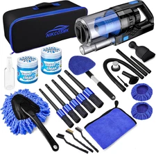 17Pcs Car Detailing Kit Interior Cleaner, Car Interior Cleaning Kit with Handhel