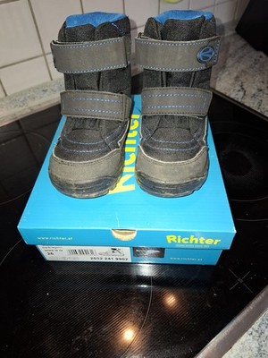 Richter Stiefel Winter Jungen  Schwarz Gr. 26