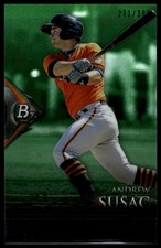 2014 Bowman Platinum #BPCP3 Andrew Susac Chrome Prospects Green Refractors #/399