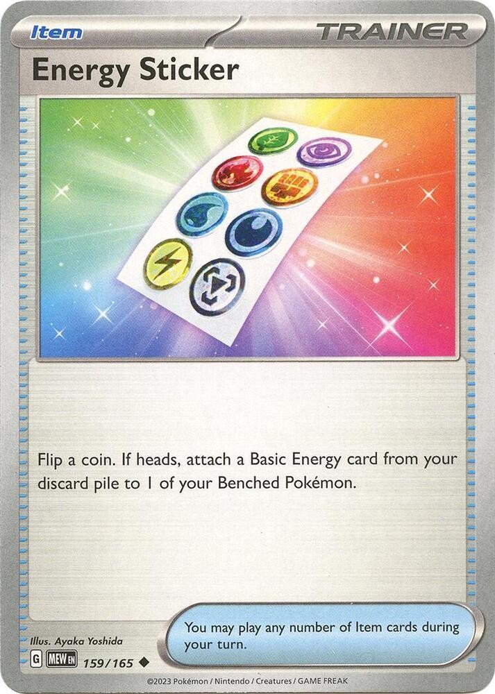 Pokémon - Energy Sticker Normal - SV: Scarlet & Violet 151 159/165 - NM