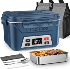 Cordless Electric Lunch Box for Adults,5.5 Cups Rechargeable Self Heating Lunch