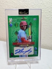 2024 Wild Card 5 Card Draw Stacked Deck Jacob Gonzalez Auto 3/3