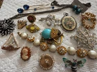 Vintage Jewelry Lot Some Signed Costume