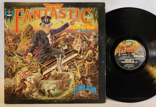 Elton John - Captain Fantastic And The Brown Dirt Cowboy LP - OG Press - VG+