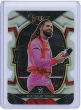 2023 PANINI SELECT WWE WRESTLING CONCOURSE DIE CUT SILVER PRIZM SETH ROLLINS #50