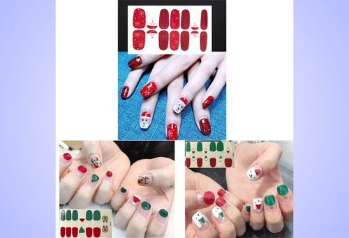 TailaiMei Xmas Nail Stickers DIY Set - 1000Pcs - Picture 3 of 7