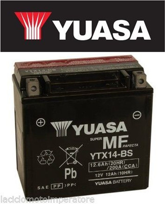 Honda TRX Rincon FA3/FA4/FA5 650 2003-2005 Batterie YTX14-BS 12V 12AH
