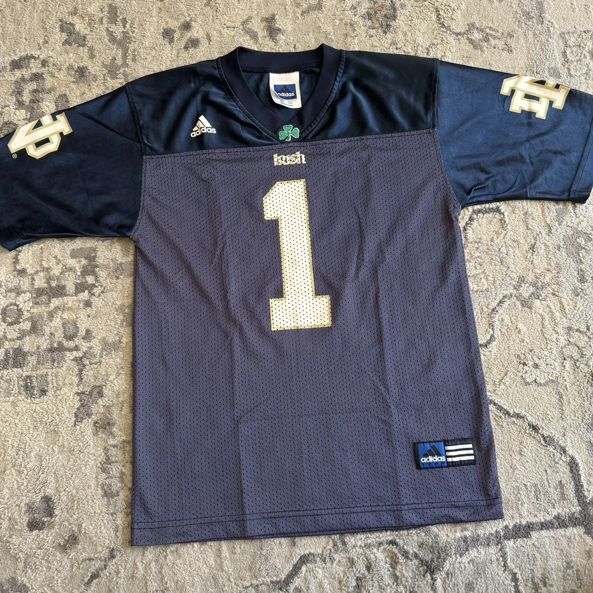 Vintage Notre Dame à capuche pour homme XL bleu Russell