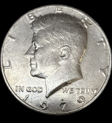 Kennedy Half Dollar 50C 1979 Doubled Die Obverse Error Coin