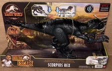 Mattel Jurassic World Slash N Battle Scorpios Rex Action Figure - HBT41