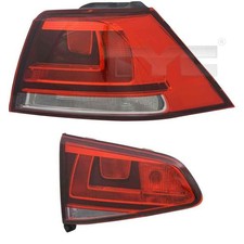 Heckleuchten Rückleuchten Set rechts innen + außen für VW Golf VII 5G1 BE1