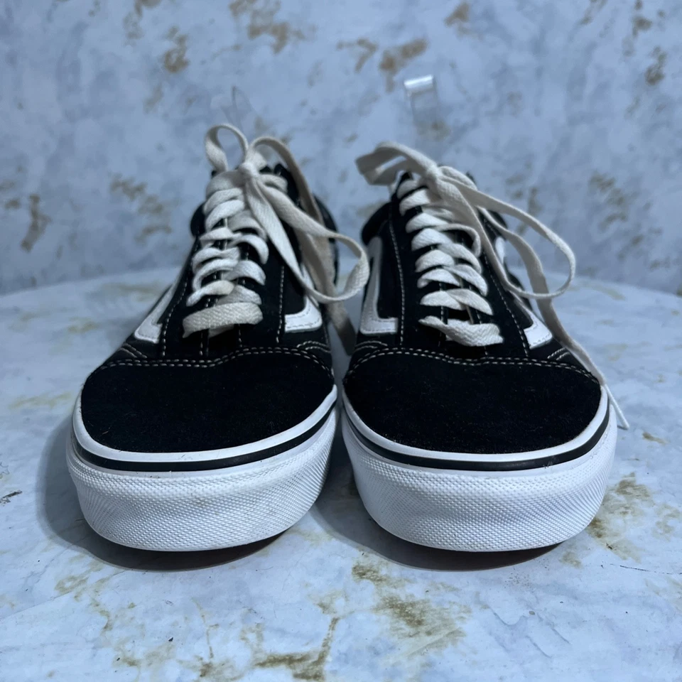 Vans Old Skool OTW Women's Size 9.5 Shoes Black White Casual Low Top Sneakers - Image 2 of 4