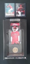 Shohei Ohtani MLB Ticket & Coin Acrylic Desktop Stand with 2 Topps Now Cards
