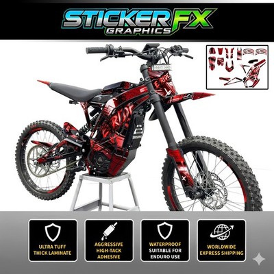 Premium Sticker Kit für E-Ride Pro SS, Eride Pro Grafik Kit, Eride Decals Wrap
