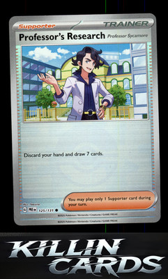 Professor's Research [Professor Sycamore] 125/131 Pokemon Common SV: Prismatic E