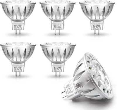 MR16 7W 4000K Natural White Led Bulbs,50W 75W Halogen Equivalent,12V Low Voltage