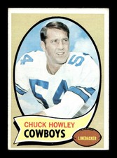 1970 Topps #228 Chuck Howley Cowboys VG-EX+ *8m