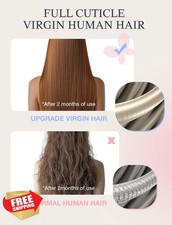 DOORES 22" Tape In Hair Extensions Dark Brown 50g Injection and Classic Human...