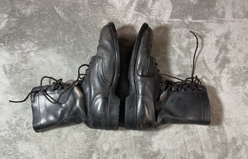 Vintage 1981 RO Search Combat Boots Men 8.5 W Black US Army Military PH - Picture 4 of 10
