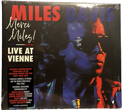 MILES DAVIS Merci, Miles! Live At Vienne *SEALED* CD w/ Hype Sticker