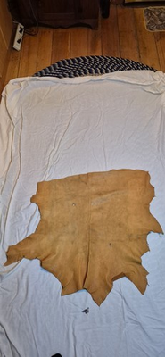 #ad The Moccasin Maker’s Choice: Premium Smoked Deer Hide 28quot; x 28quot; Ultra Clean $45.00