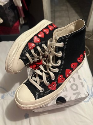 CdG PLAY x Converse Women's Chuck Taylor All Star Peek-A-Boo High-Top Sneakers