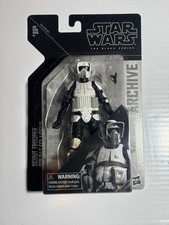 Star Wars 6  Black Series Archive BIKER SCOUT TROOPER New Sealed MOC