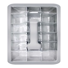 HIC 93251 Vintage Kitchen Silver Aluminum Ice...